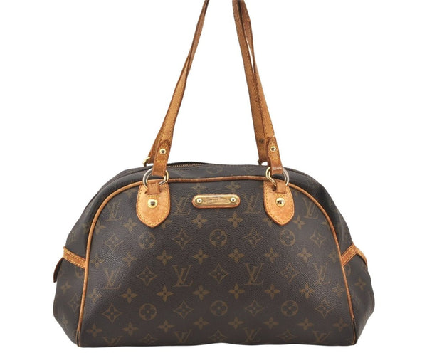 Authentic Louis Vuitton Monogram Montorgueil PM M95565 Shoulder Bag Junk 6462K