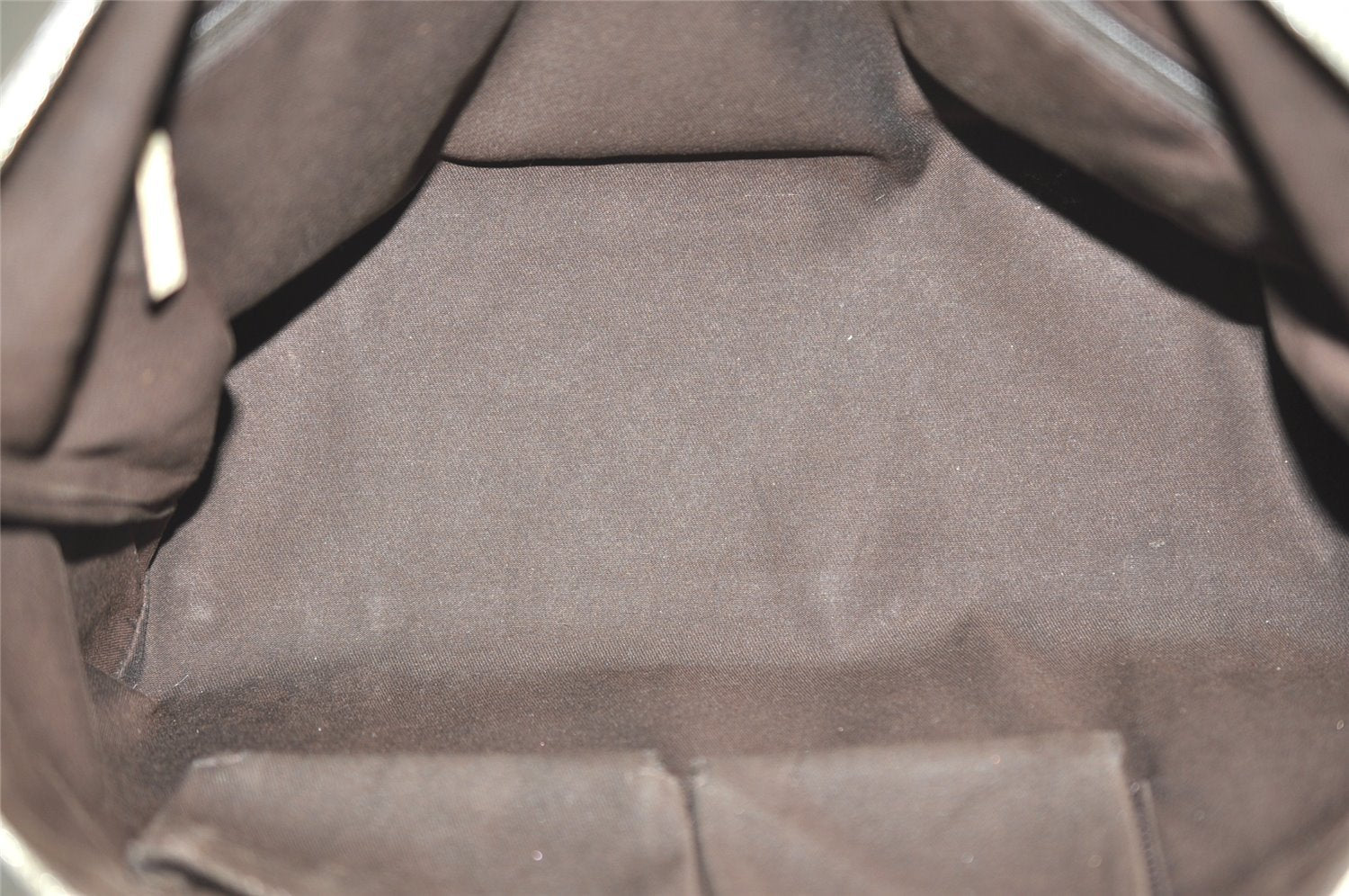 Authentic GUCCI Abbey Shoulder Tote Bag GG Canvas Leather 141470 Brown 6463J