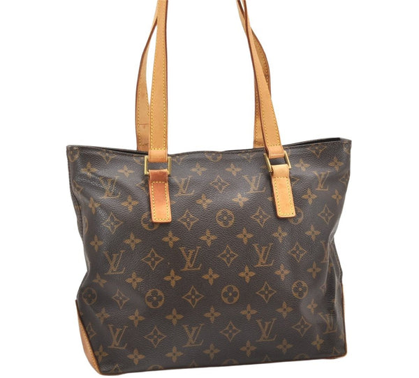 Authentic Louis Vuitton Monogram Cabas Piano Shoulder Tote Bag M51148 LV 6463K