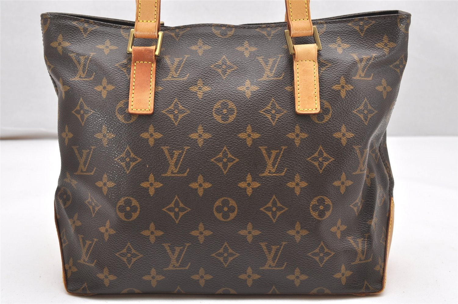 Authentic Louis Vuitton Monogram Cabas Piano Shoulder Tote Bag M51148 LV 6463K