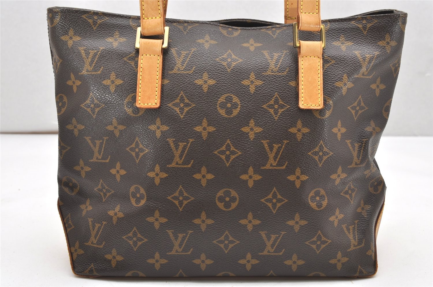 Authentic Louis Vuitton Monogram Cabas Piano Shoulder Tote Bag M51148 LV 6463K