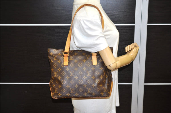 Authentic Louis Vuitton Monogram Cabas Piano Shoulder Tote Bag M51148 LV 6463K