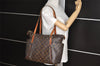 Authentic Louis Vuitton Monogram Totally MM Shoulder Tote Bag M41015 LV 6465I