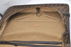 Authentic FENDI Zucca Travel Carry Garment Bag Canvas Leather Brown Junk 6466J