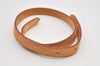 Authentic Louis Vuitton Leather Shoulder Strap For Bucket PM 27.6" Beige 6468I