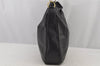 Authentic GUCCI Bamboo 2Way Shoulder Hand Bag Nylon Leather Black 6468J
