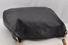Authentic GUCCI Bamboo 2Way Shoulder Hand Bag Nylon Leather Black 6468J
