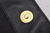 Authentic GUCCI Bamboo 2Way Shoulder Hand Bag Nylon Leather Black 6468J