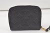 Authentic Louis Vuitton Monogram Empreinte Zippy Coin Purse M60574 Black 6468K