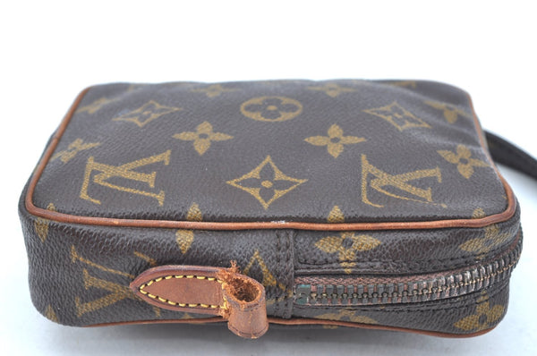 Auth Louis Vuitton Monogram Mini Poche Danube Shoulder Bag M45268 Junk 6470H