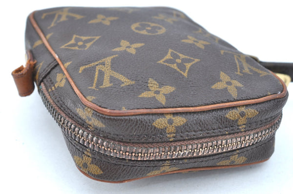 Auth Louis Vuitton Monogram Mini Poche Danube Shoulder Bag M45268 Junk 6470H