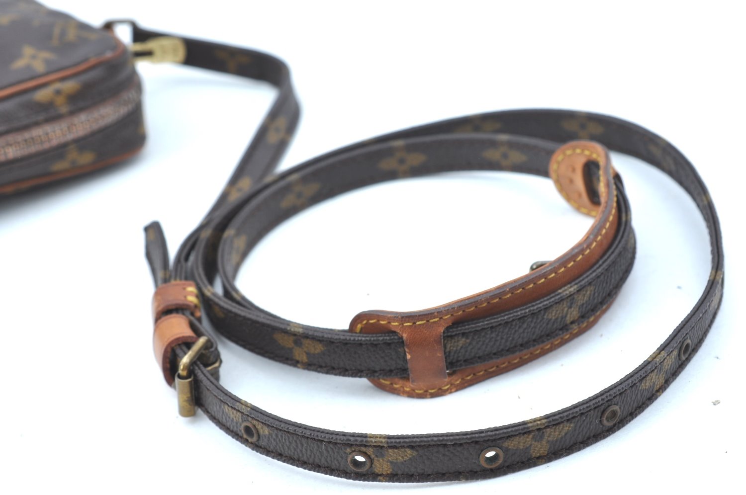 Auth Louis Vuitton Monogram Mini Poche Danube Shoulder Bag M45268 Junk 6470H