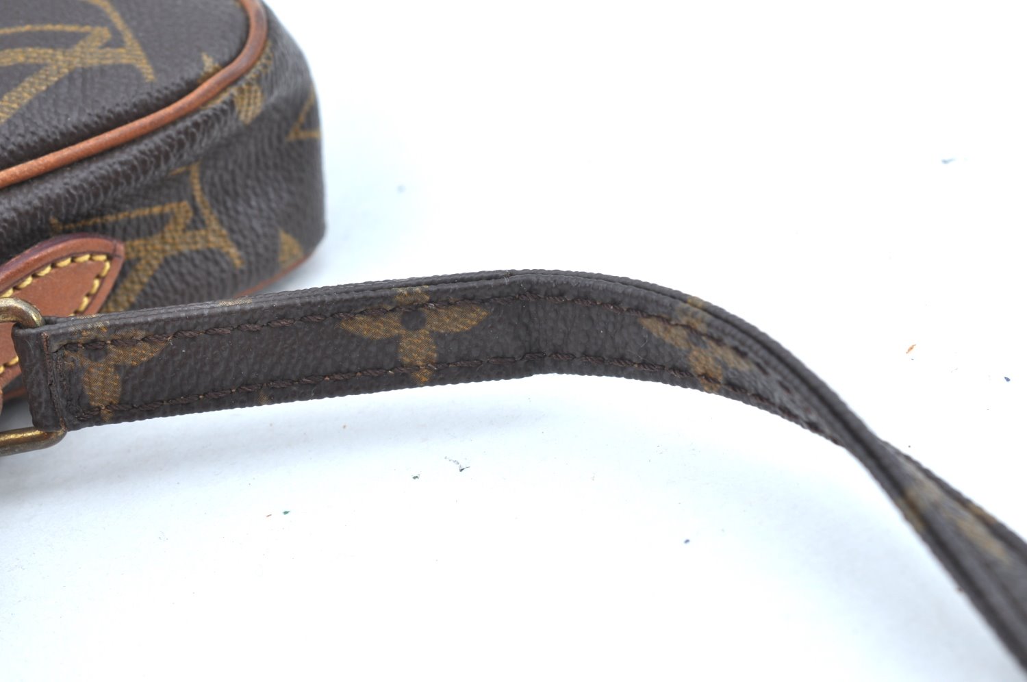 Auth Louis Vuitton Monogram Mini Poche Danube Shoulder Bag M45268 Junk 6470H