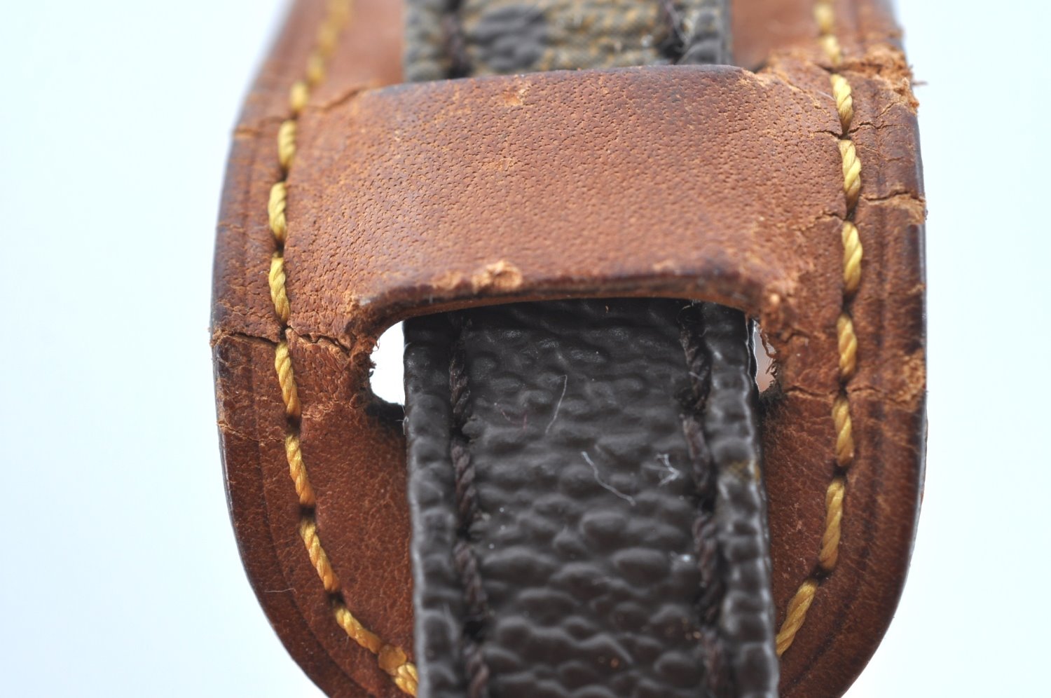 Auth Louis Vuitton Monogram Mini Poche Danube Shoulder Bag M45268 Junk 6470H