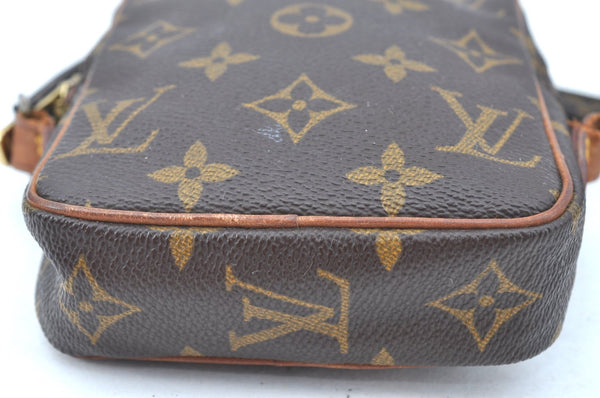 Auth Louis Vuitton Monogram Mini Poche Danube Shoulder Bag M45268 Junk 6470H