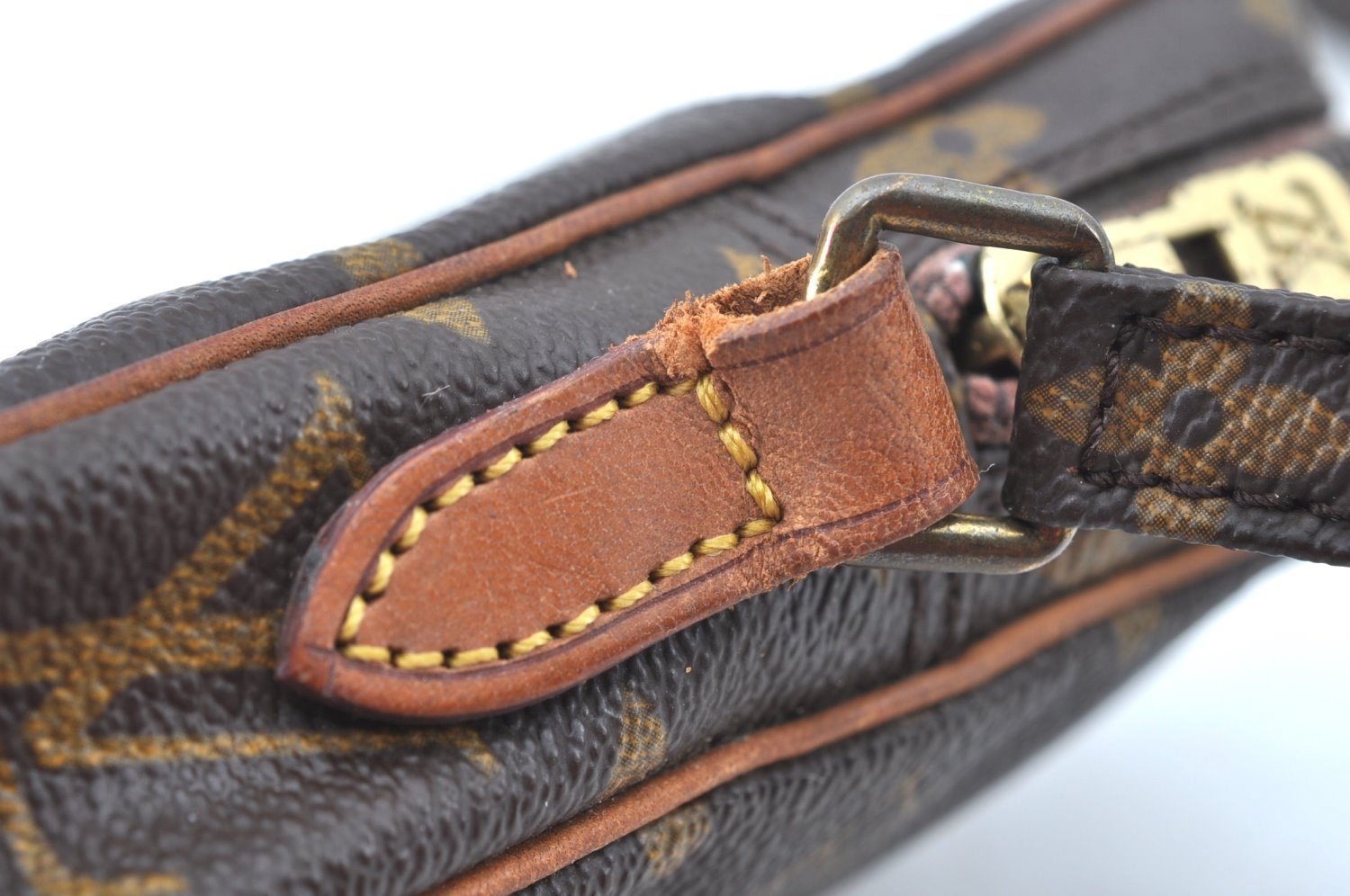 Auth Louis Vuitton Monogram Mini Poche Danube Shoulder Bag M45268 Junk 6470H