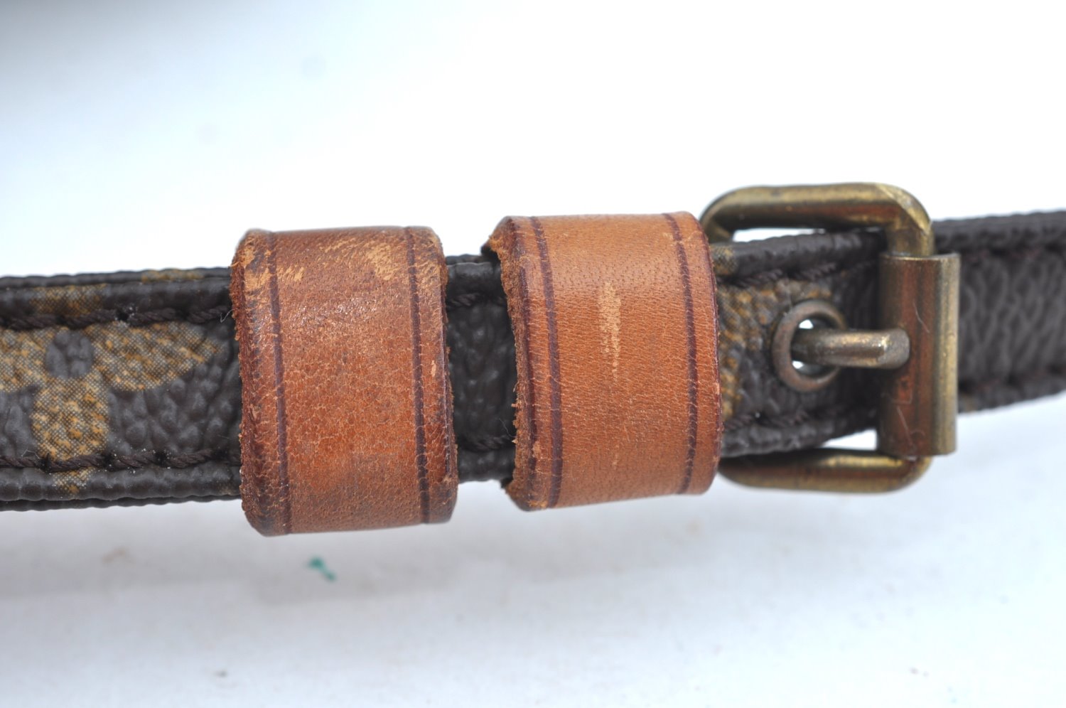 Auth Louis Vuitton Monogram Mini Poche Danube Shoulder Bag M45268 Junk 6470H