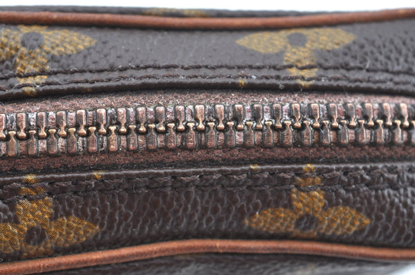 Auth Louis Vuitton Monogram Mini Poche Danube Shoulder Bag M45268 Junk 6470H