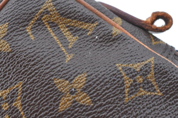 Auth Louis Vuitton Monogram Mini Poche Danube Shoulder Bag M45268 Junk 6470H