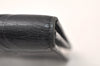 Authentic Salvatore Ferragamo Gancini Design Leather Long Wallet Black 6471K