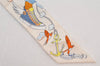 Authentic HERMES Twilly Scarf "Sur Mon Nuage" Silk White Light Blue 6472K