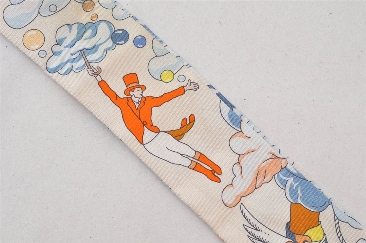 Authentic HERMES Twilly Scarf 