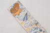 Authentic HERMES Twilly Scarf "Sur Mon Nuage" Silk White Light Blue 6472K