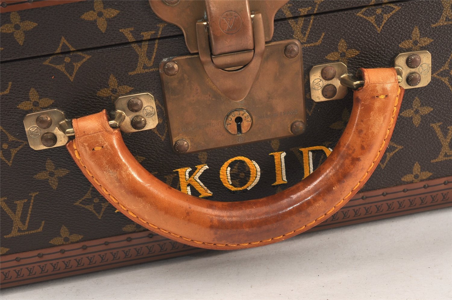 Authentic Louis Vuitton Monogram Bisten 65 Travel Trunk Case M21325 LV 6473K