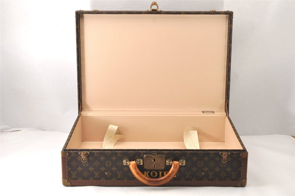 Authentic Louis Vuitton Monogram Bisten 65 Travel Trunk Case M21325 LV 6473K