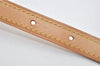 Authentic Louis Vuitton Leather Shoulder Strap For Bucket PM 27.6" Beige 6474I