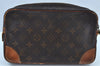 Auth Louis Vuitton Monogram Marly Dragonne GM M51825 Clutch Hand Bag Junk 6476G