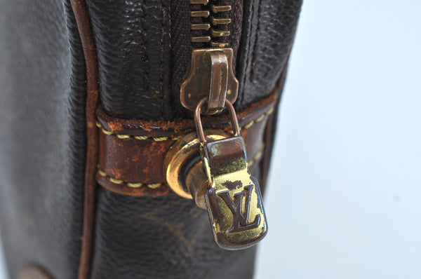 Auth Louis Vuitton Monogram Marly Dragonne GM M51825 Clutch Hand Bag Junk 6476G