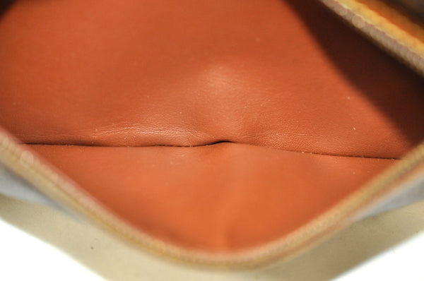 Auth Louis Vuitton Monogram Marly Dragonne GM M51825 Clutch Hand Bag Junk 6476G