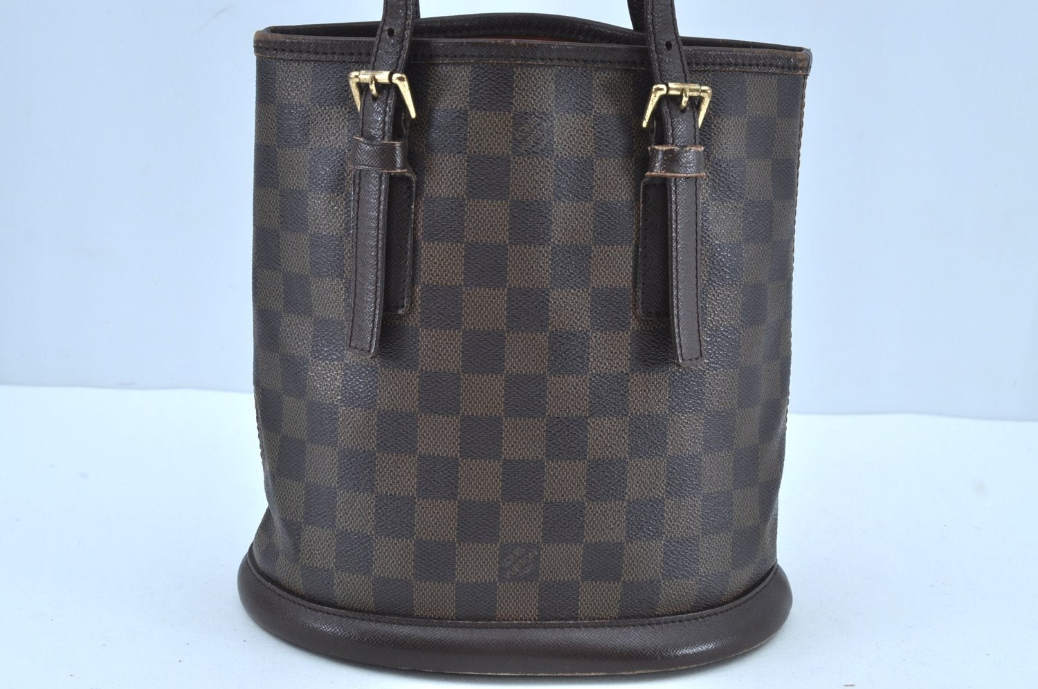 Authentic Louis Vuitton Damier Marais Bucket Shoulder Tote Bag N42240 LV 6477G