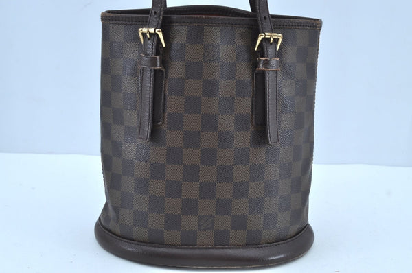 Authentic Louis Vuitton Damier Marais Bucket Shoulder Tote Bag N42240 LV 6477G