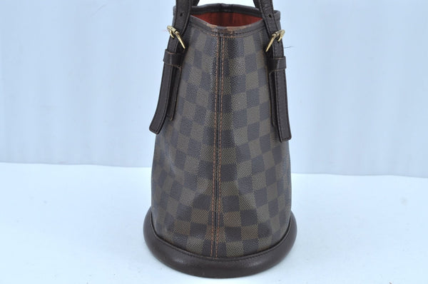 Authentic Louis Vuitton Damier Marais Bucket Shoulder Tote Bag N42240 LV 6477G