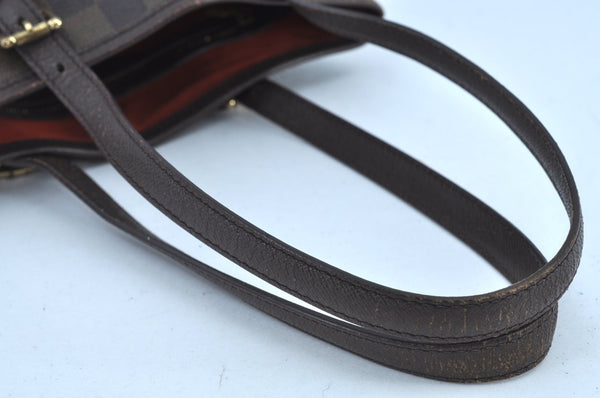 Authentic Louis Vuitton Damier Marais Bucket Shoulder Tote Bag N42240 LV 6477G