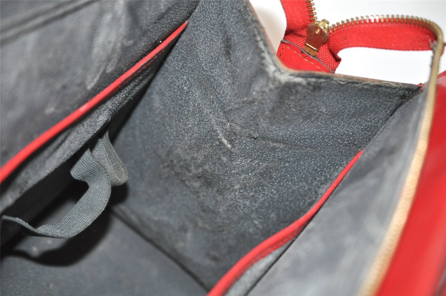 Authentic Louis Vuitton Epi Riviera Hand Bag Red M48187 LV 6477I