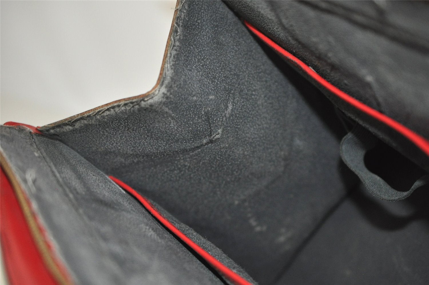 Authentic Louis Vuitton Epi Riviera Hand Bag Red M48187 LV 6477I