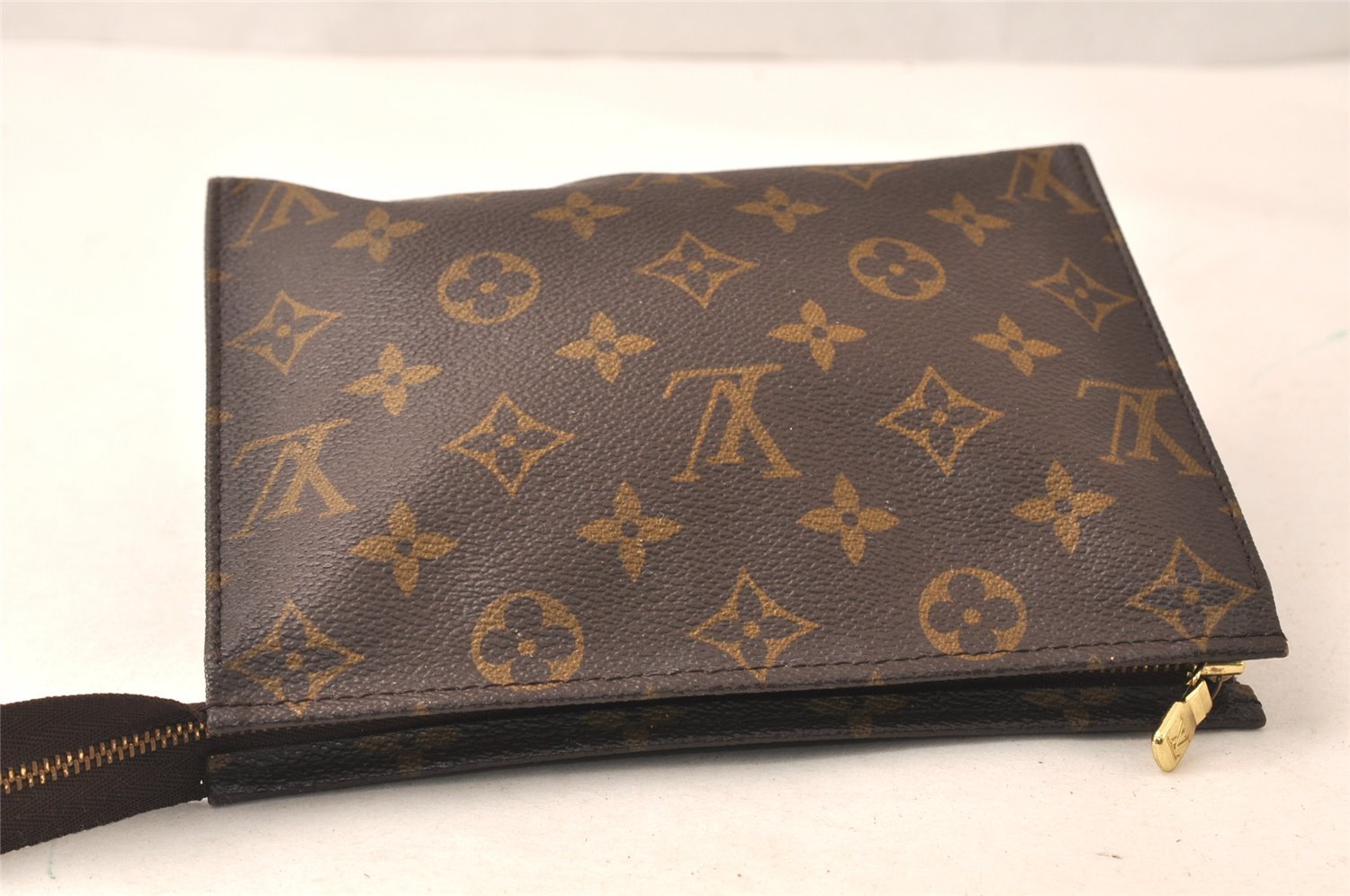 Auth Louis Vuitton Monogram Poche Toilette 19 M47544 Cosmetics Pouch Junk 6478K