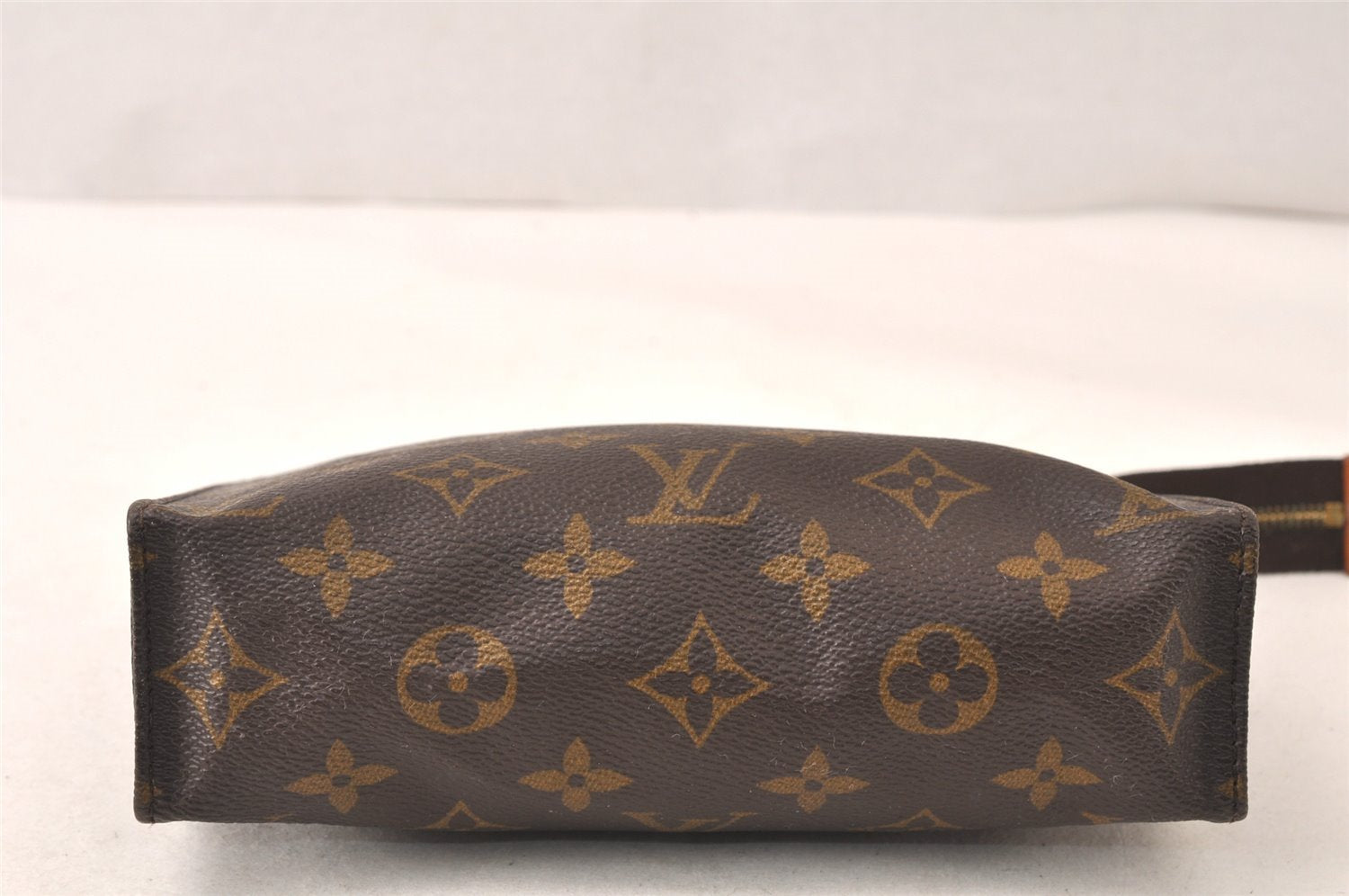 Auth Louis Vuitton Monogram Poche Toilette 19 M47544 Cosmetics Pouch Junk 6478K