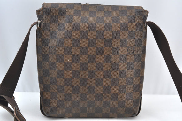 Authentic Louis Vuitton Damier Brooklyn PM Shoulder Cross Bag N51210 LV 6480G