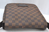 Authentic Louis Vuitton Damier Brooklyn PM Shoulder Cross Bag N51210 LV 6480G