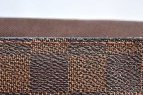 Authentic Louis Vuitton Damier Brooklyn PM Shoulder Cross Bag N51210 LV 6480G