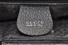 Authentic GUCCI Vintage 2Way Hand Bag Leather Black Junk 6480I