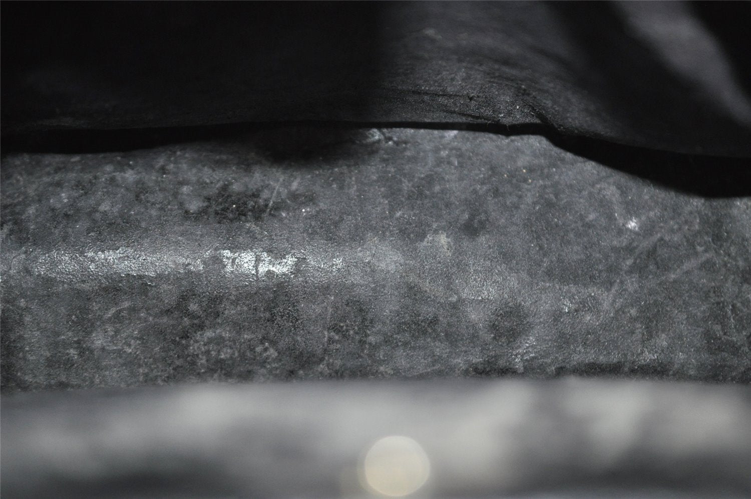 Authentic GUCCI Vintage 2Way Hand Bag Leather Black Junk 6480I