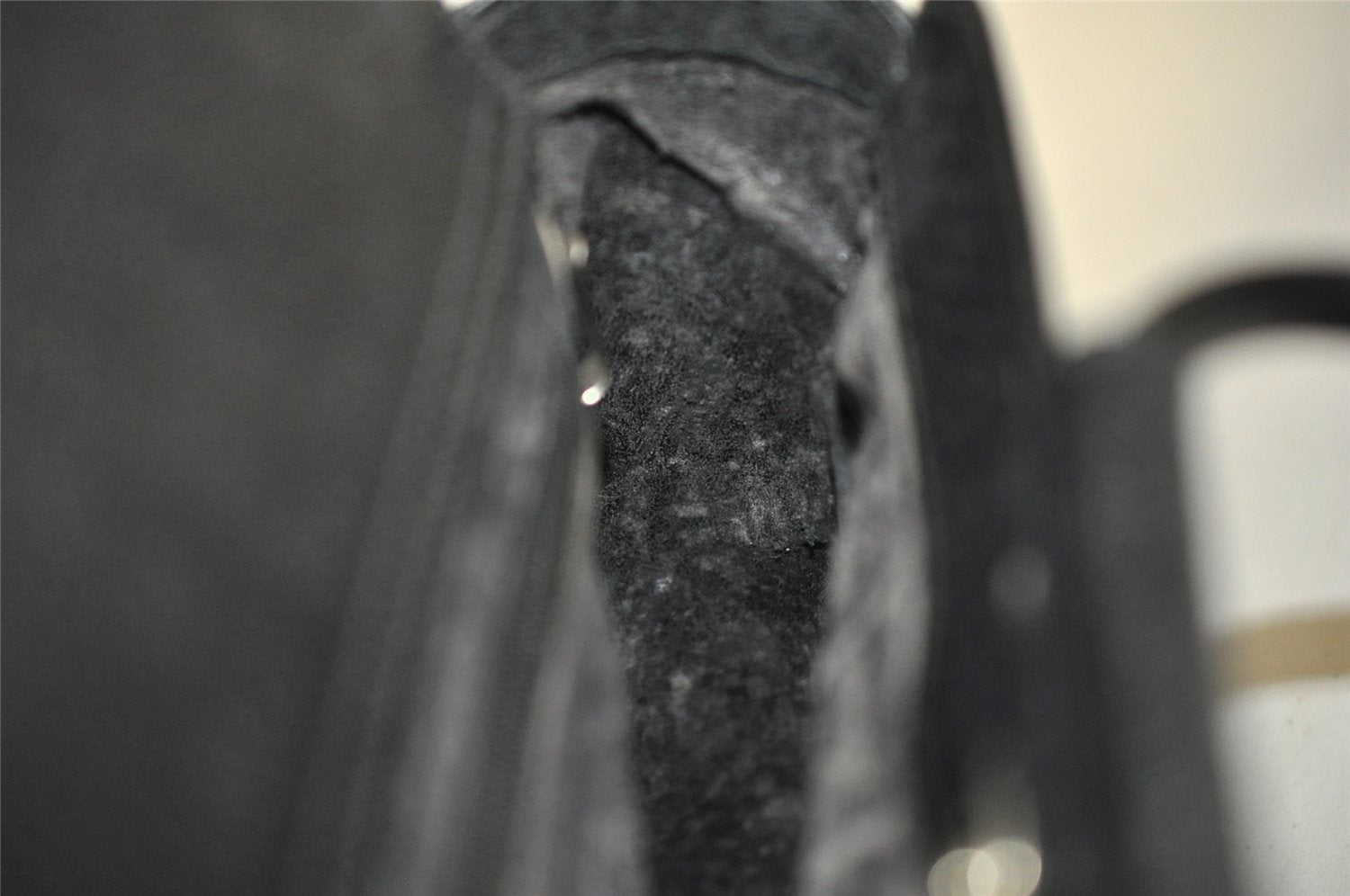 Authentic GUCCI Vintage 2Way Hand Bag Leather Black Junk 6480I