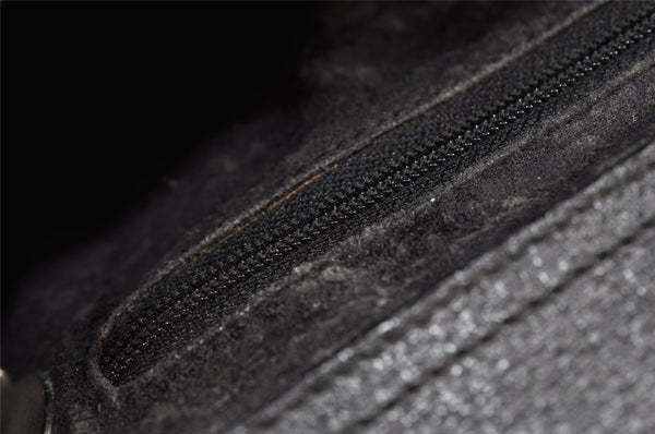 Authentic GUCCI Vintage 2Way Hand Bag Leather Black Junk 6480I