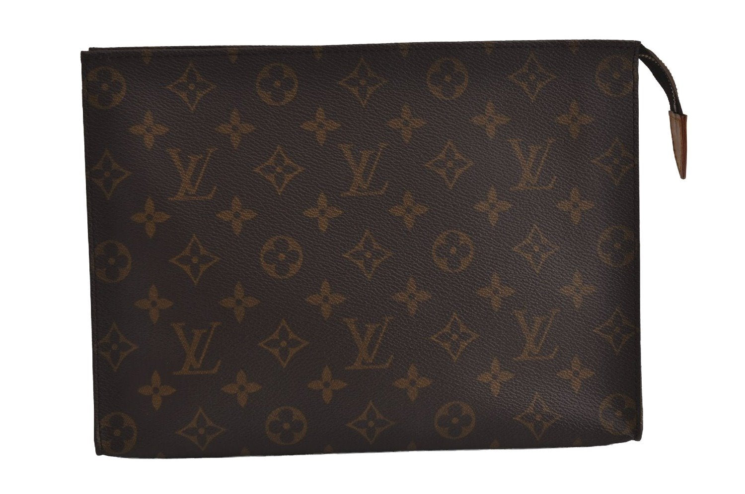 Auth Louis Vuitton Monogram Poche Toilette 26 Cosmetics Pouch Old Model LV 6481J