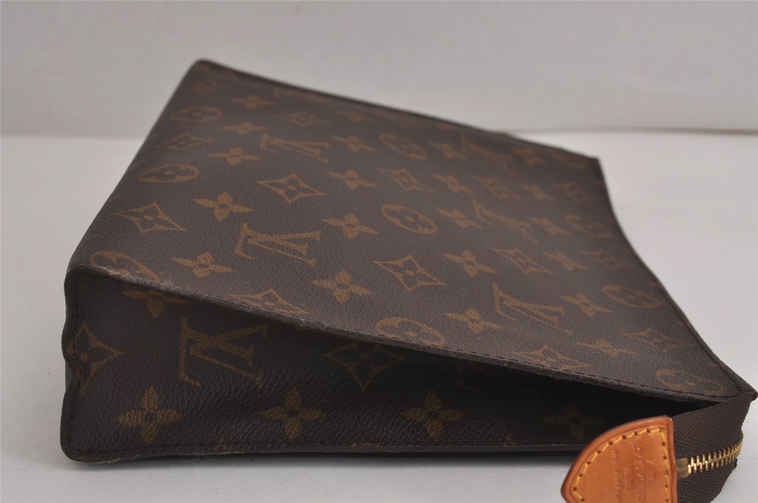 Auth Louis Vuitton Monogram Poche Toilette 26 Cosmetics Pouch Old Model LV 6481J
